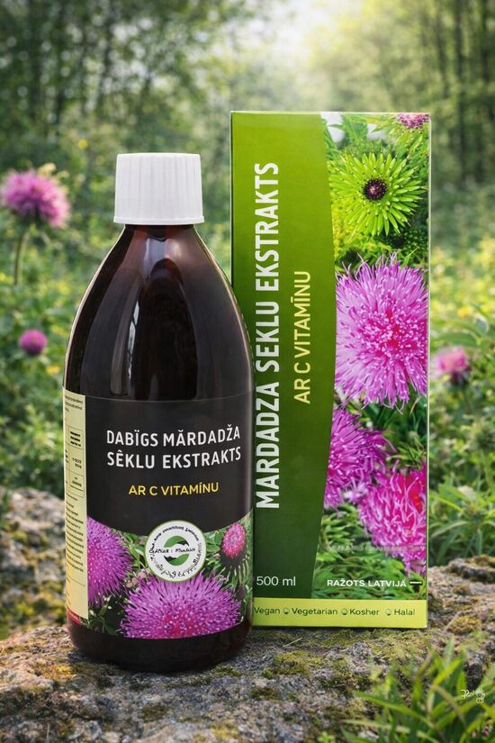 DABĪGS MĀRDADŽA SĒKLU EKSTRAKTS AR C VITAMĪNU 500ML